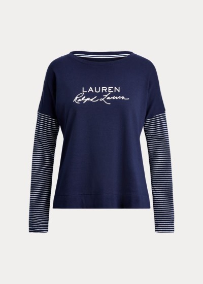 Ralph Lauren Logo Pajamas Top Dame Danmark (TSEVN4639)